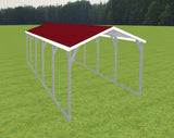 Carports for North Carolina Only. 12 foot wide A-Frame style roof. 20-35 feet long