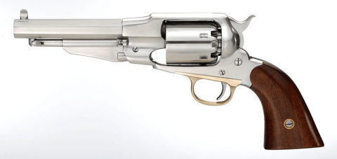 SALE:Uberti 1858 5.5" stainless .44 with Kirst .45 ACP gated conversion cylinder